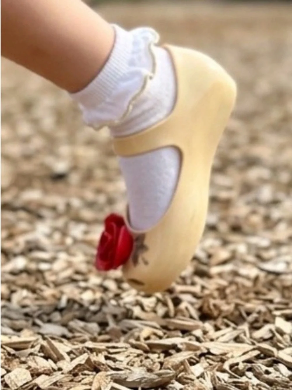 Mini Melissa Yellow Mary Jane Beauty and the Beast Shoes